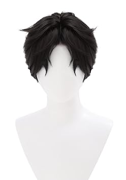 DAZCOS Brown Wig Short Curly Hair (Brown)